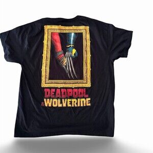 Marvel Studios Deadpool & Wolverine Best Friends Heart Logo T-Shirt XL